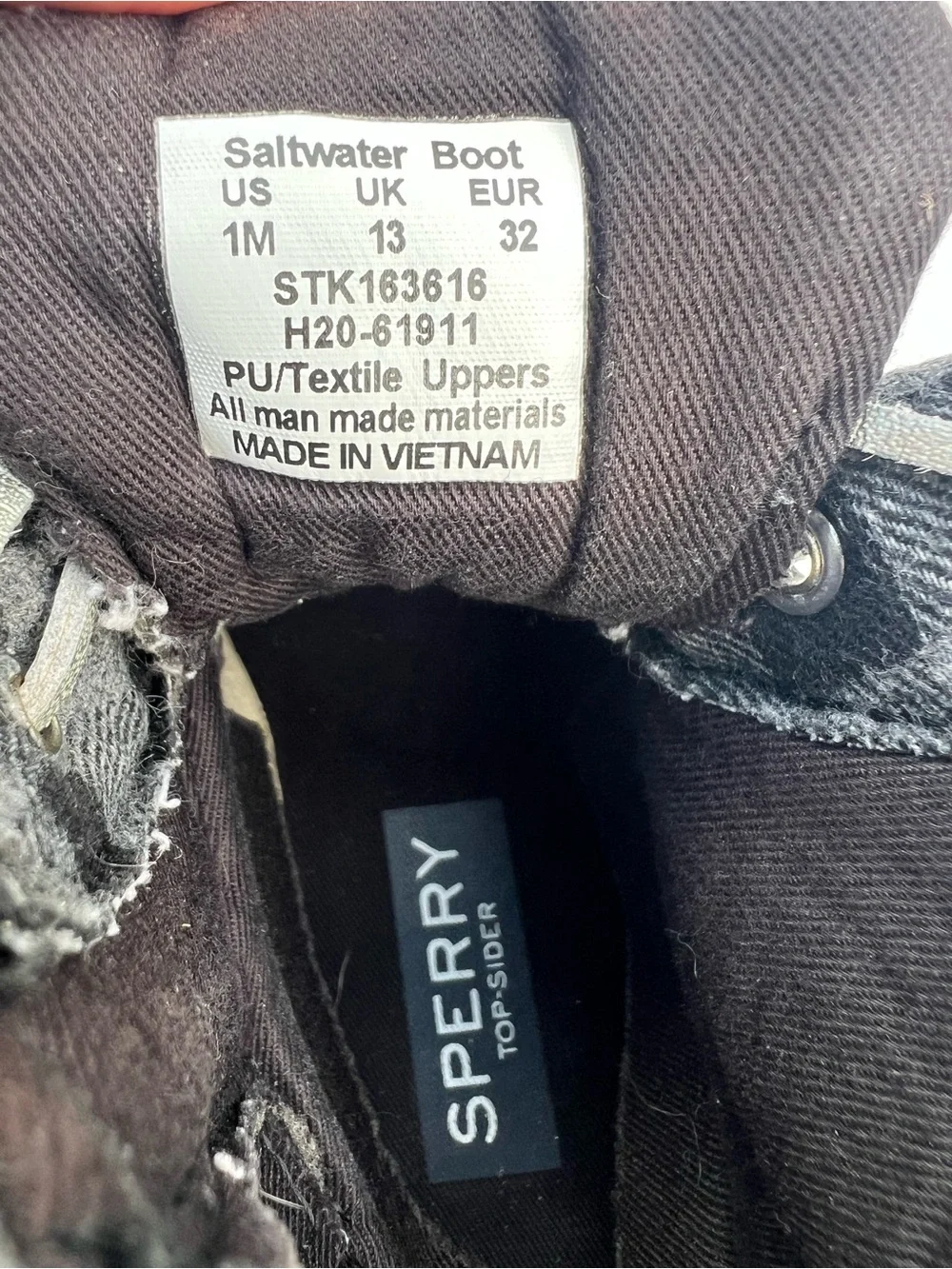 Sperry saltwater boot